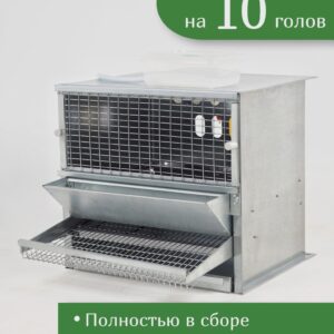 Закрытая клетка для перепелов несушек до 12 голов